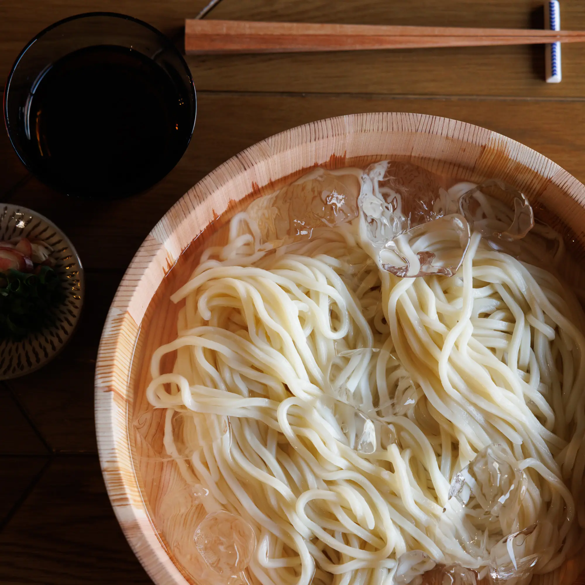 すし桶 11号 3〜4合（国産赤白杉）うどん